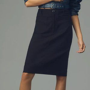 Maeve Anthropologie Colette Skirt Black Small
